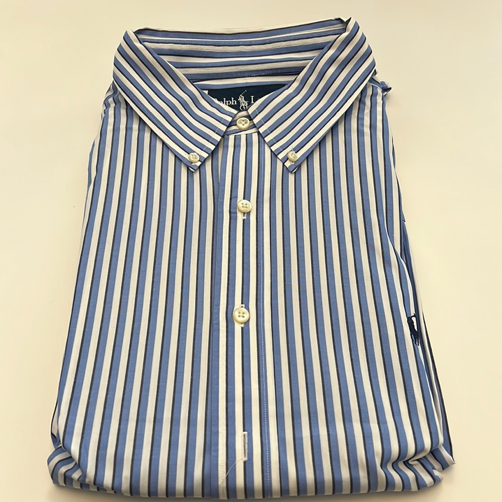 Ralph Lauren Men's Dress Shirt, size 17 1/2, sleeve 34-35